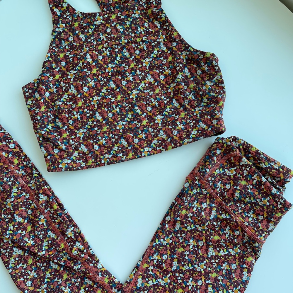 Outdoor Voices Floral Leggings